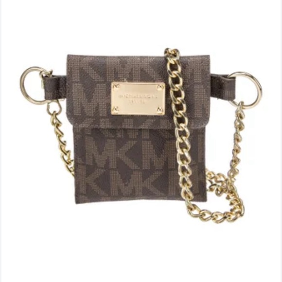 MICHAEL Michael Kors Accessories - Pattern Print Chain Link Waist Bag